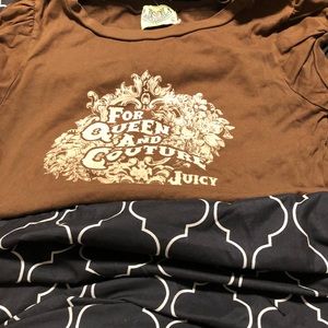 Juicy Couture nwot graphic T-shirt size L